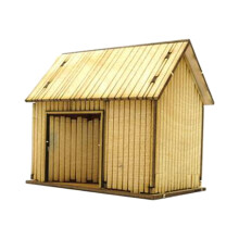 Wooden Model Kits 1:72 Scale Architecture Building Model Kits DIY Painting,Architecture Scene Model for Sand Table Diorama