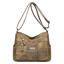 Handtaschen für Damen, weiche PU-Leder-Schultertasche, große Umhängetasche, leichte Handtasche