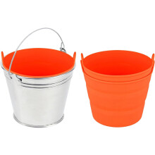 Bac de récupération des graisses et seau en silicone pour Traeger/Pit BOSS