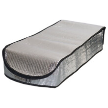 Telo isolante per scala retrattile della soffitta con cerniera, tenda termica 25x54 pollici – Compatibile con scale retrattili standard per soffitte