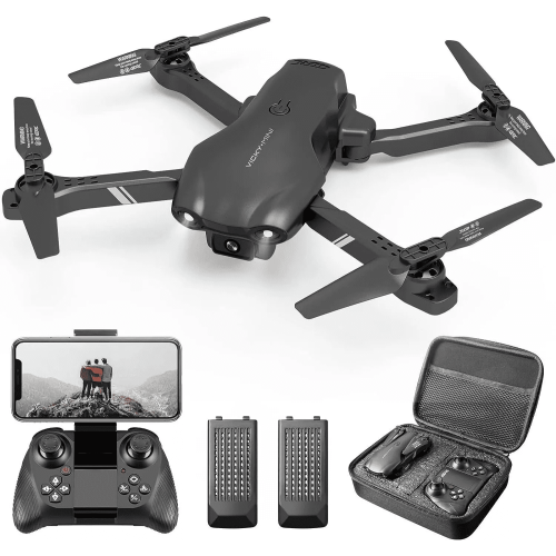 (Weiyi-EC)--RC Drone6K HD Dual Camera WiFi FPV Foldable Quadcopter Camera Drone.--(c12x1ml57[; .)