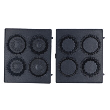 Durable Bakeware Set Non Stick Baking Molds Heat Resistant Cookware Carbon Steel Mini Tart Pans Reusable Kitchen Tools for Cupcakes Tarts Desserts