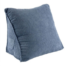 Eading Backrest Cushion Wedge Pillow Back Cushion Lumbar Pad Bed Office Chair Rest Pillow Back Support Pillow(Blue)small,blue