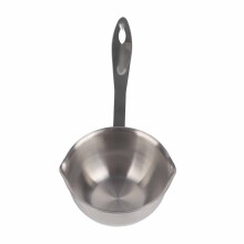 Compact Butter Heater Pot Stainless Steel Saucepan with Long Handle and Hanging Hole, Efficient Induction Base for Melting Chocolate Milk Sauces