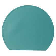 Tapis de cuisson en silicone pour micro-ondes – Semi-circulaire, antiadhésif, résistant à la chaleur, sans BPA, compatible avec les plateaux