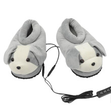 Indoor Heated Slippers With Removable Insole, Soft Woolen Warm Footwear Multiple Heat Levels, Safe And Reliable Heating Technology For Cold Weather