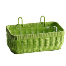 Panier de rangement mural tressé pour légumes, organisation de la maison et du garde-manger – Panier décoratif style ferme