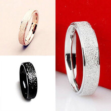 Stainless Steel Matte Round Ring 6mm