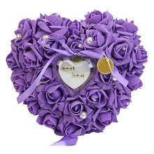 Svendita di boutique con nastro per regalo anello di matrimonio, scatola a forma di cuore per matrimonio con perla, decorazione per la casa.