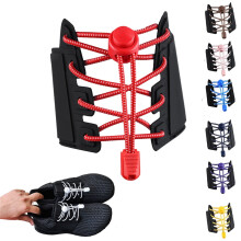 No Tie Shoelaces Elastic Heavy Duty Lock Adjustable Multi-colored Kids Adults Tieless Sports Shoe Strings Shoes Accessories-1 Set