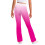 Flare-leggings til jenter i rosa bomull 10-12 år 1
