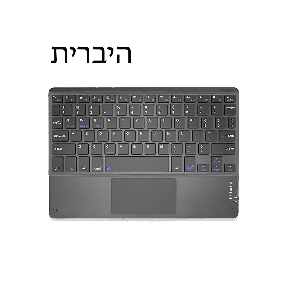 Trackpad Bluetooth Keyboard With Mouse For Ios Android Windows Wireless Keyboard For Tablet Phone Accessories For Compatible With Ipad Keyboard 9087558492960