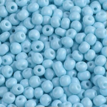 Glass spacer beads aqua blue 3mm 500pcs