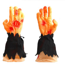 Realistyczne, wodoodporne świecące pałeczki LED z pianki na Halloween Zombie Hands Lights, idealne na imprezę halloweenową i do dekoracji