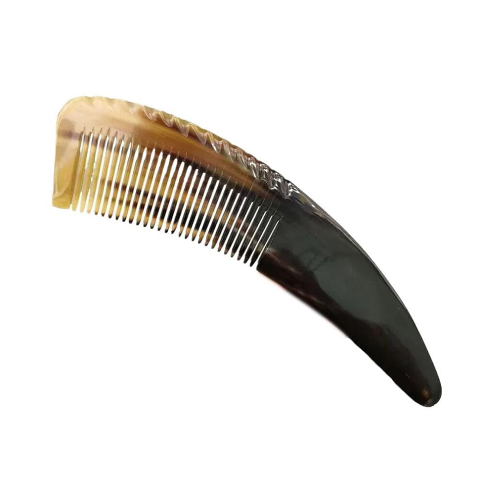 Handcrafted Natural Horn Comb for Scalp Massage and Healthy Hair Care Anti Static