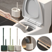 Toilet Brush with Holder and Long Handle 1 Pack
