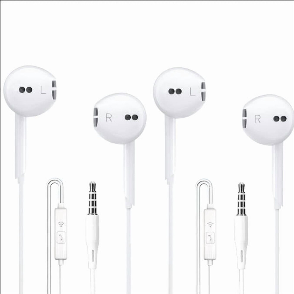 2-Pack Mfi-Certified Wired Earbuds With Mic & Volume Control, Compatible With Iphone, Ipad, Ipod, Android, And Most 3.5Mm Devices 9450273082356