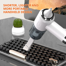 Handheld Vacuum Cordless Rechargeable with LED and USB