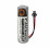Pacote com 4 pilhas ER14505H AA ER14505 de 2700mAh e 3,6V com plugue 2