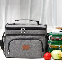 Sac isotherme grande capacité 36 L, en tissu étanche, souple et isolé, idéal pour le déjeuner et les voyages.
