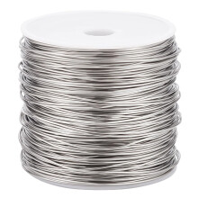 393 Feet 20 Gauge Single Strand Tiger Tail Beading Wire Stainless Steel Craft Jewelry Beading Wire for Crafts Jewelry Making Sculpture Frame DIY