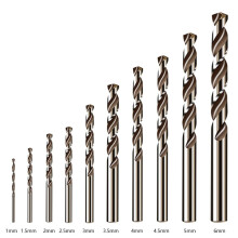 Metric Drill Bits Set 10PCS 1mm To 6mm Tip Work For Glass Metal Tile Concrete Professional Masonry Drill Bits Stainless Steel
