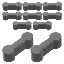 20pcs Plastic Train Track Adapter Kit Dog Bone Connectors Extension Pieces for Building Expanding Toy Railway Track Connector Pack Accessories