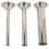 Stainless Steel Sausage Stuffer Funnels 4 pcs 1