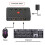 USB Keyboard and Mouse  5.3 Adapter,  USB Hub Adaptor USB Wired Keyboard Mouse to Wireless 3