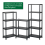 KCT KCT 3 Tier Plastic Shelving Garage Shelves Home Storage Unit 7