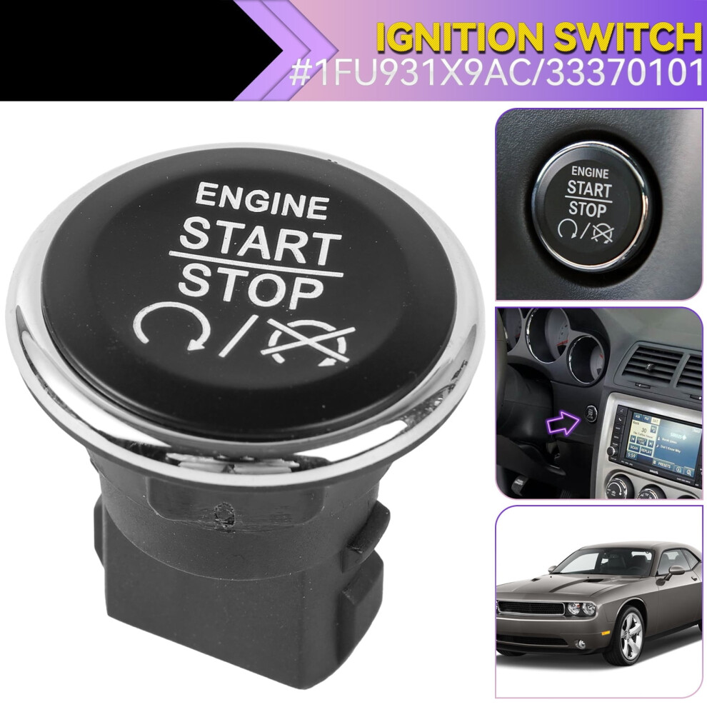 Push To Engine Start Stop Button Switch For 2008-16 Dodge Challenger 1Fu931x9ac 9422877478637