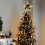 LED wrought iron tree top star decoration white 9.84x11.02 1