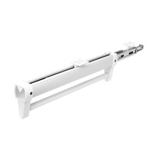 Aluminum Alloy Pants Rack Pull-out Pants Rack Heavy Duty Aluminum Alloy Space-saving Trousers Organizer Top Mount Sliding Rod for Closet Storage