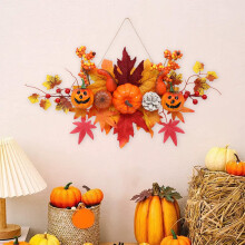 Abóboras pequenas para decoração de outono, perfeitas para o Dia de Ação de Graças, a colheita, para pendurar na parede, decorar a lareira, a