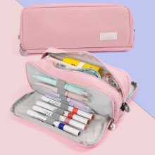 Large Moving Bags Large Capacity Multi Compartment Oxfords Clothed Pencil Case Student Stationery Storage Bag Fold Flat