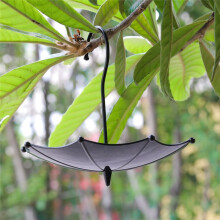 Vogelfutterschale im Schirmdesign, Hängende Plattform, Vogelfutterspender, Leicht zu Reinigende Vogelfutterschale für Den Garten