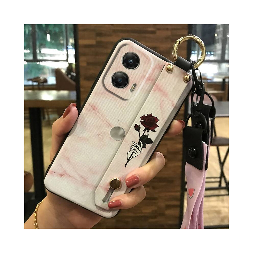 Flower Protective Kickstand Case For Moto G Stylus 5G 2024 Â Soft, Waterproof, Shockproof, With Lanyard & Ring 9027700109247