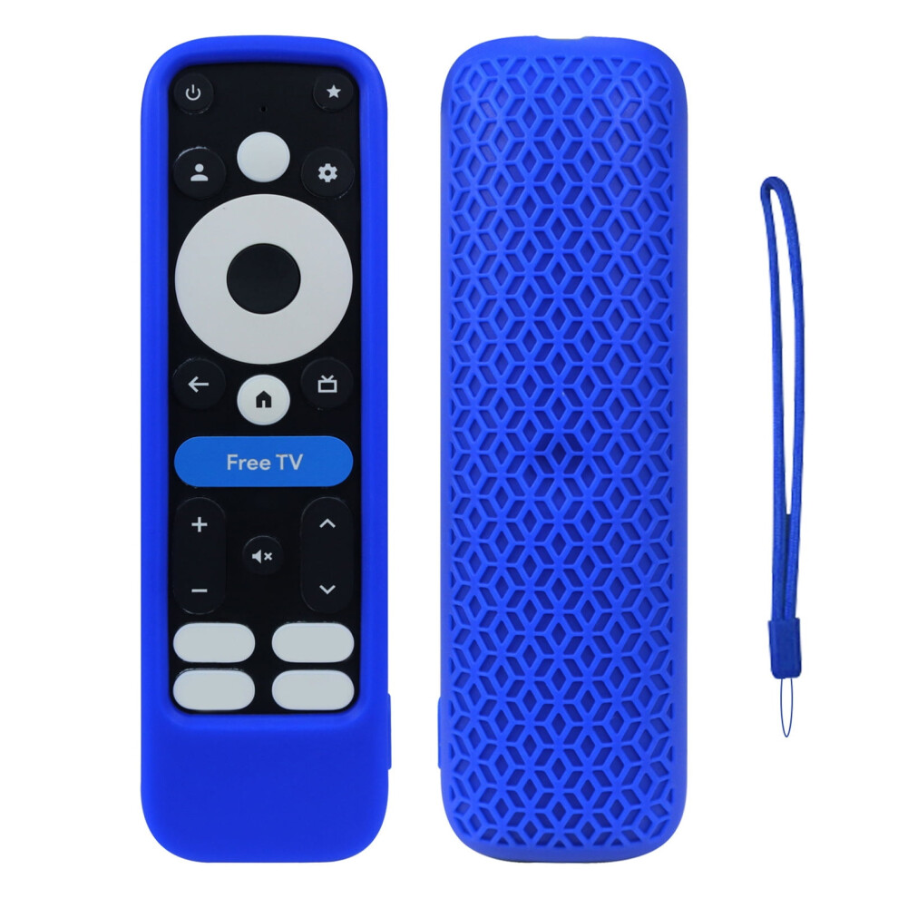 Silicone Sleeve Scratchproof Flexible Covers For 2024 Onn 4K Remote Control Case Skin Case With Lanyard 9422877956838