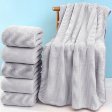 Serviette de bain en velours 71 x 140 cm, épaisse, séchage rapide, douce et moelleuse, très absorbante, ne peluche pas, boucle de suspension,