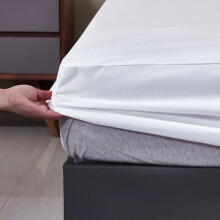 Waterproof Mattress Cover | Bed Protector | Breathable Polyester TPU | Machine Washable & Easy Drying | Single Bed Size(74.814.1in), White