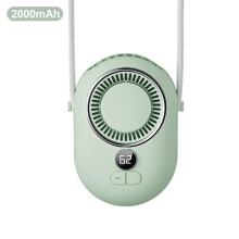 Wearable Portable Waist and Neck Fan: 3 Speed Settings and LED Display!