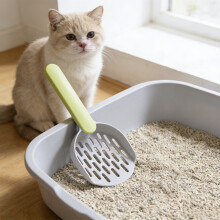Sturdy Mesh Cat Litter Scoop – Easy-Clean Tool for Fast Waste Removal & Daily Maintenance, Compatible with All Litter Boxes