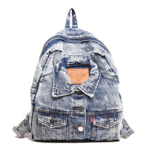 Jean Backpack Large Capacity School Bag Casual Daypack Practical Travel Rucksack for Students and Travelers