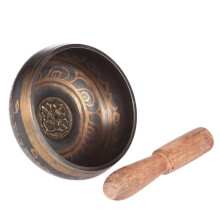 3.35inch Singing Bowl Set, Hand Hammered Singing Bowl, Ideal for Yoga and Relaxation
