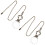 Fan Light Hanging Chain Pull Pendant Lamp 2 pcs 1