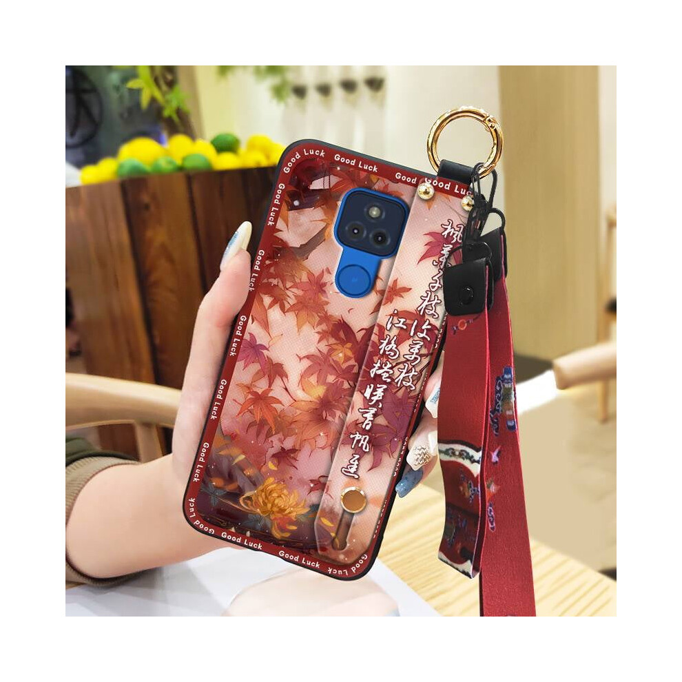 Moto G Play 2021 Phone Case Â Shockproof, Anti-Knock, Kickstand, Lanyard, Waterproof Ring, Soft Dirt-Resistant Cover For Mom & Elderly 9377112563930