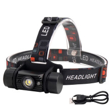 Led Rechargeable Headlight,Motion Sensor Adjustable Headband Headlight for Adults Outdoor Camping Running Riding