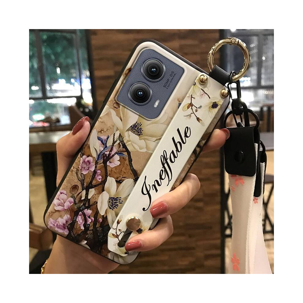 Moto Edge 5G 2024 Phone Case – Kickstand, Dirt-Resistant, Waterproof, Anti-Knock Silicone Case With Wrist Strap & Ring Holder 9377112564586