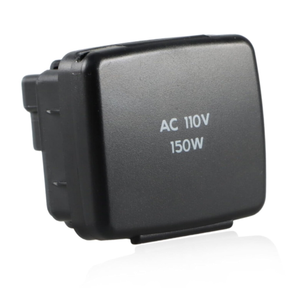 110V 150W Center Console Ac Power Outlet Compatible With Ford F-150, F-250, F-350, F-450 Super Duty, Explorer (Bc3z-19N236-A) 9027700570986