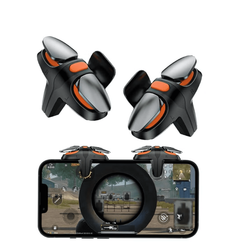 Pubg Mobile Trigger Controller With 4 Triggers (L1/R1/L2/R2), Compatible With Android & Iphone (3Â15Mm Thick) 9027700108097